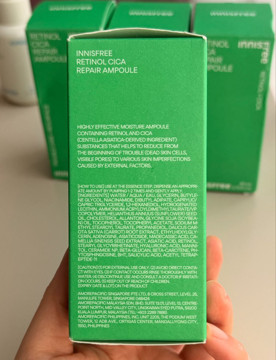 ftrsgonnabeok7's tweet photo. kore kozmetik satis cilt bakim satis
innisfree retinol cica repair ampoule 80 ml
elimde fazladan oldugu icin satiyorum tanesi 1400 tl https://t.co/CTDsQ0UI19