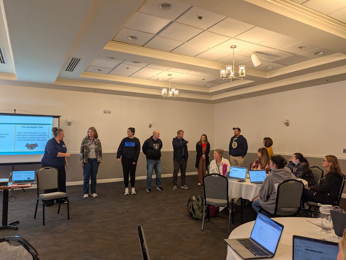 rrvec's tweet photo. Off and running for Day #1 for Essentials of Math. It's not too late to sign up. See https://t.co/eqlzK5BCzO for a list of days. #ndcounts https://t.co/4S6lKXtus9