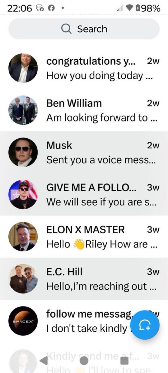 JonathanWilsp's tweet photo. Take note of these people who message you and claim to be Elon They are all scam 🚫

They tell you that you've won gift 🎁 and Car 🚗 it's all a trick and scam🚫 

Report and Block them immediately
Do not interact with them‼️ https://t.co/RDhJJnS2tM