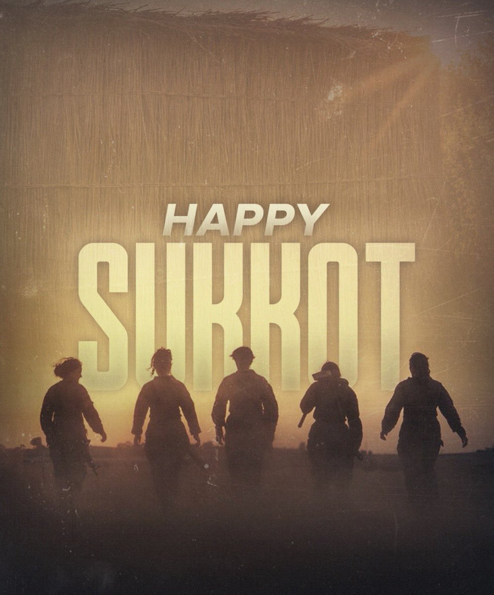 Nataliaj42's tweet photo. Happy Sukkot from the IDF! 🌿 https://t.co/v9wnpPac2Z