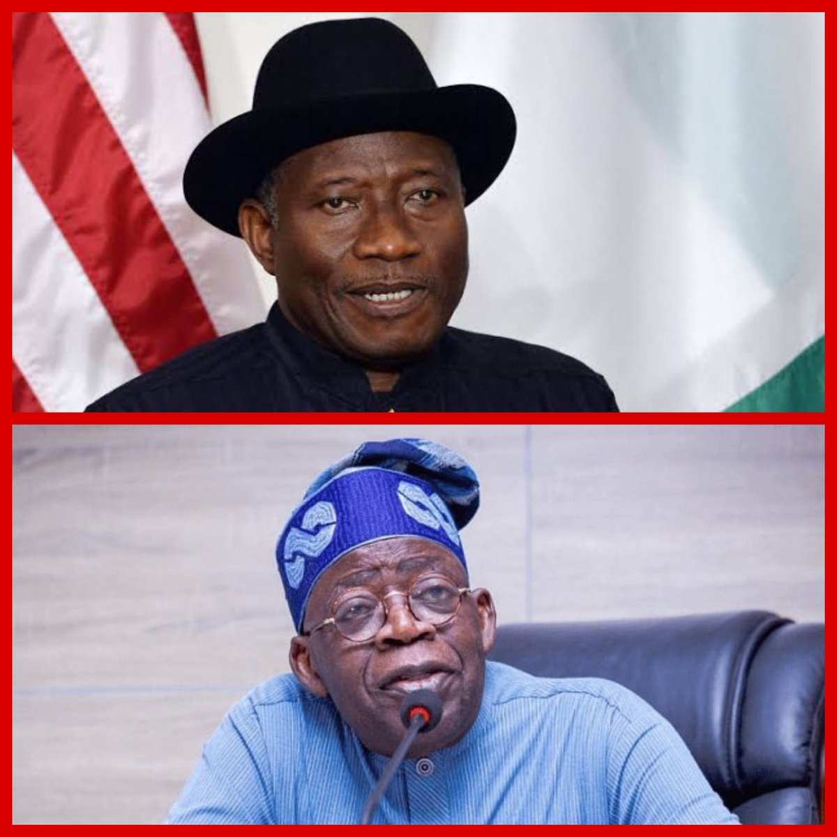 Atiku4ThePeople's tweet photo. #ATIKU2027: TENSION!!! Former President Goodluck Jonathan Blows Hot, Blasts President Bola Tinubu And The Entire APC Against The Use Of Criminal Acts In The Name Of Politics, Just To Win Elections; Challenges The Ruling Party's Politicians To Prove Their True Political Value In The 2027 Presidential Election And Other Elections, By Obeying All The Rules, Avoiding Voter Intimidation, Vote-Buying And All Forms Of Rigging, And Allowing INEC To Be Truly Independent

Former President Goodluck Jonathan, has warned Politicians in the country, who have failed to deliver great results to Nigerians, especially the ruling All Progressives Congress, APC, against using “politics” to justify misconduct, criminality and the violation of established Rules, just to secure electoral victory.
 
The former President spoke on Thursday, in Abuja, while delivering a Goodwill Message, at a Public Lecture organised to mark the 80th birthday of Kanu Agabi, a Senior Advocate of Nigeria, SAN, and former Attorney-General of the Federation, AGF.

He said: “In politics, it is a disaster. People do stupid things, also even criminal things, and they will tell you it is politics. It is not politics. Politics has rules.”

Jonathan's remarks have affirmed the continuing political concerns over alleged manipulation of Institutions, abuse of State power, electoral inducements and other practices, that critics say are often defended as normal political strategy in Nigerian politics.

The message may therefore, be read as a direct challenge to President Tinubu and his Political Allies, as well as to Politicians across party lines, who excuse intimidation, betrayal, corruption, or the abuse of public Institutions, on the grounds that “politics is a game”. 

Former President Jonathan’s position is that political ambition cannot legitimise conducts that violate the Laws, or undermines democratic standards.

The warning comes at a time when the ruling party and its Allies are facing criticism over alleged attempts to weaken opposition parties, encourage political defections, and use the influence of government to secure electoral advantage, ahead of the 2027 general elections.

Critics say that such practices are often defended as ordinary politics, even when they raise questions about institutional neutrality, democratic fairness and the proper use of public power.  

“You play according to the rules, and that is why the Courts starts to mediate, if you go against the rules. Otherwise, you can do anything and win an election and walk away”, Jonathan further stated. 

Against that background, the former President's warning carries a broader weight: Winning an election cannot be treated as a licence to break the rules, and political success cannot permanently shield wrongdoing from public judgement or legal accountability.

#AtikuIsForThePeople #TheAtikuMovement
