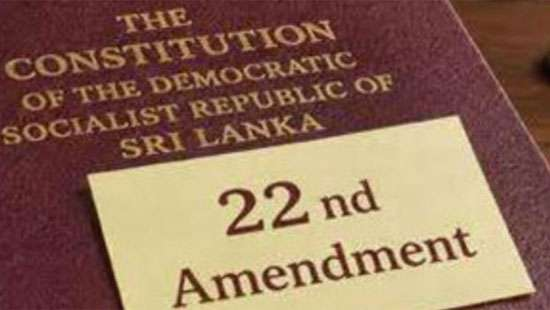 NewsCenterSL's tweet photo. 22ND CONSTITUTIONAL AMENDMENT PASSED IN PARLIAMENT! 🏛️⚖️
The 22nd Amendment to the Constitution has been officially passed in Parliament! The bill received 158 votes in favor and 63 votes against, securing the required majority. 🇱🇰
#SriLanka #LKA #22ndAmendment #ParliamentLK #ConstitutionalReform #SriLankaPolitics #SriLankaNews #BreakingNewsLK