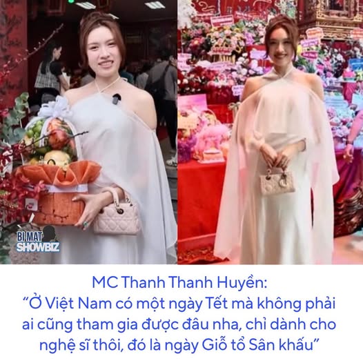 Jamesdonnellam's tweet photo. Phát ngôn của MC Thanh Thanh Huyền về ngày Giỗ tổ Sân khấu đang nhận về nhiều ý kiến trái chiều. Khi bà chia sẻ đây là "một ngày Tết chỉ dành cho nghệ sĩ thôi", cộng đồng mạng đã lên tiếng tranh cãi. https://t.co/YyNki7ok8L