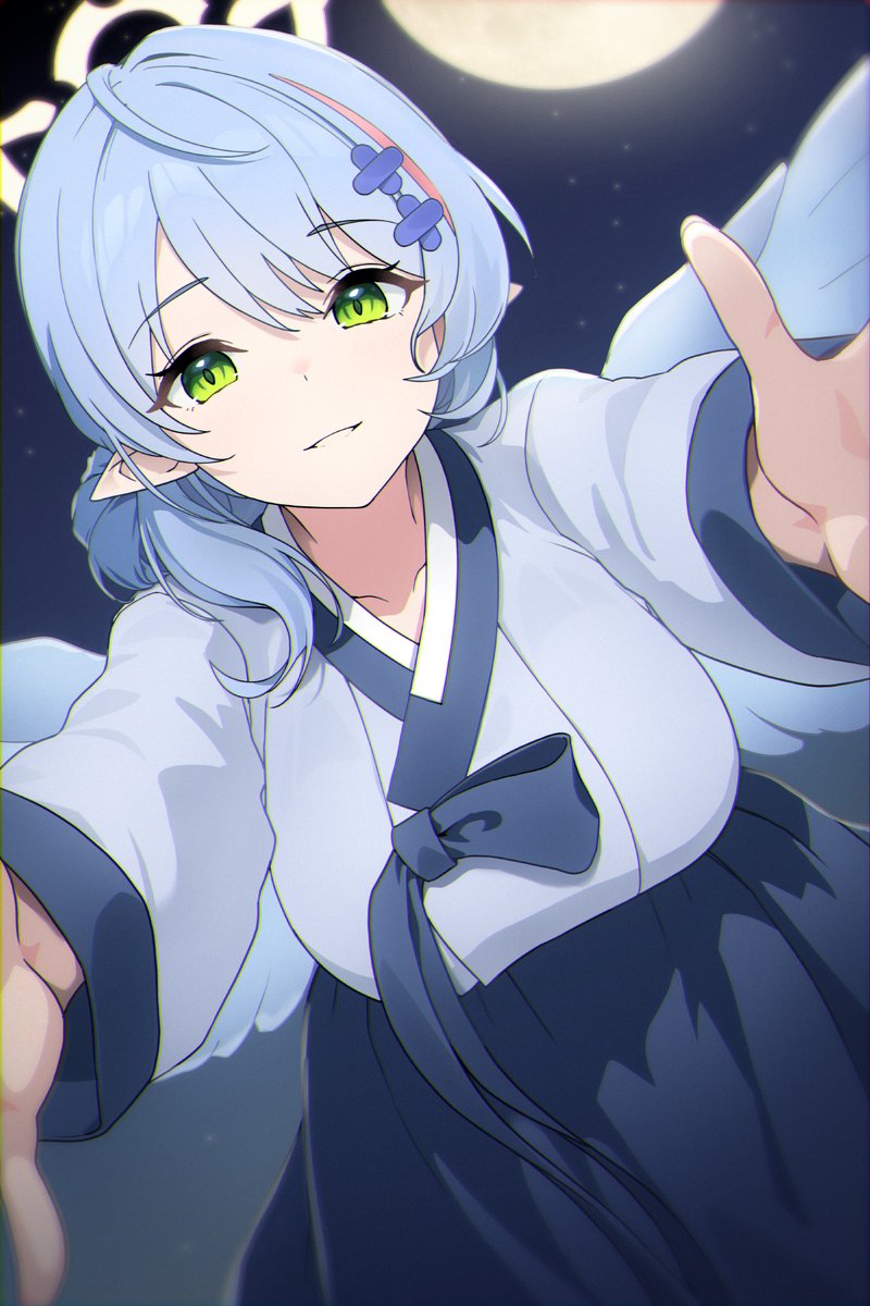plumbumlepus's tweet photo. ミネ（韓服）🌕
#ブルアカ https://t.co/X8Iv3leaHl