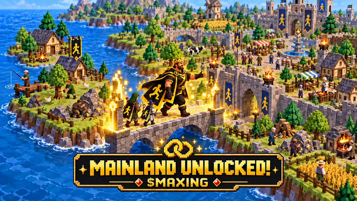 Maxing_GP's tweet photo. Tutorial Island cleared. ✅

Bonded. Migrated. Mainland unlocked. 🏰

Now the real grind begins. $MAXING ⚔️

BxgPQ6Ke6B8TBJrACrith5bw1aBg4QnebjS4QgeWGRcw

#GP #RUNESCAPE #MAXING https://t.co/Lid9zkmiJv