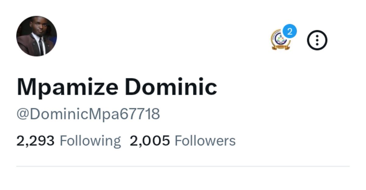 DominicMpa67718's tweet photo. Finally 2k followers.

Up Next, getting verified✌️ https://t.co/9wxaVoPY7U
