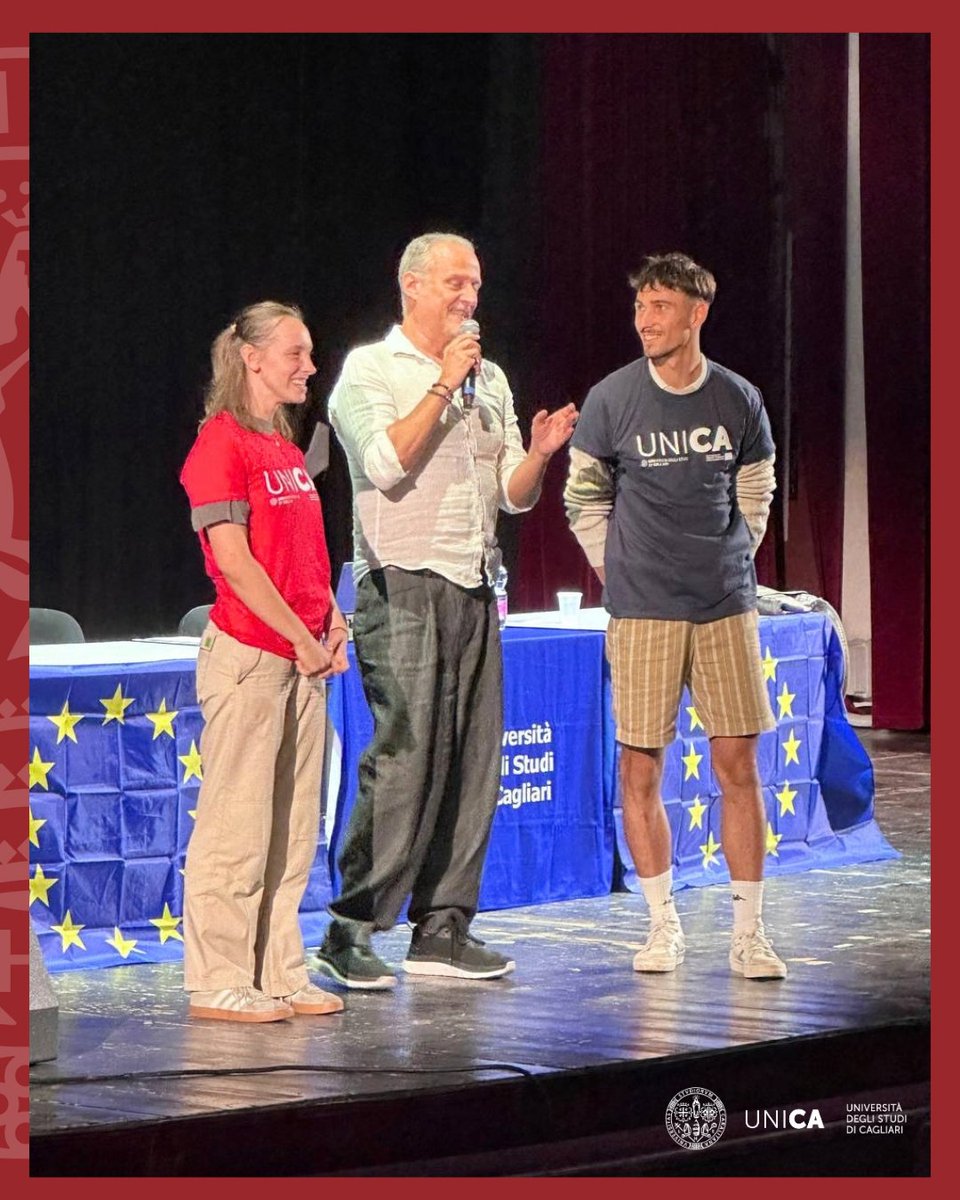univca's tweet photo. 🌍 Benvenuti a Cagliari! Oltre 500 studenti internazionali da 30 Paesi hanno dato il via al loro percorso a #UniCa durante l'Erasmus Welcome Day all'Auditorium del Conservatorio. Tra orientamento, arte e musica, inizia un'avventura indimenticabile! 🎓✨

#Erasmus #StudyInSardinia https://t.co/STTV01UDxN