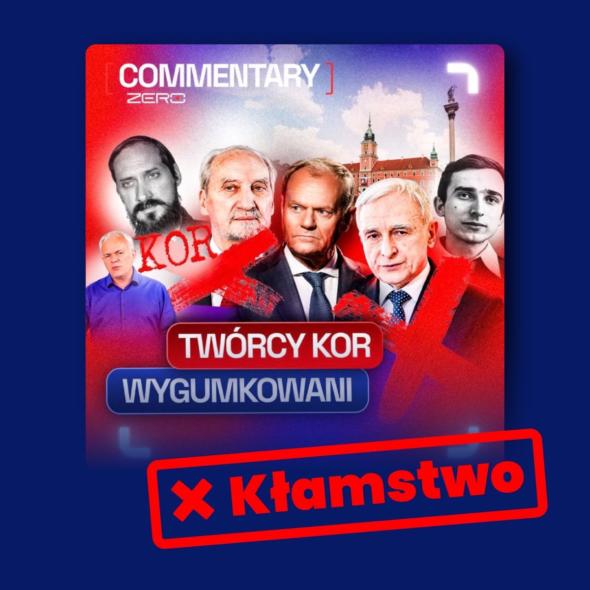 adamSzlapka's tweet photo. Uwaga na kłamstwo. Wszystkie osoby zaangażowane w KOR zostały zaproszone na państwowe obchody. Twierdzenie, że je pominięto, jest zwykłym fake newsem.

14 września zaproszenia dla Antoniego Macierewicza i Piotra Naimskiego zostały wysłane na ich prywatne adresy - tak samo jak do pozostałych gości wydarzenia.