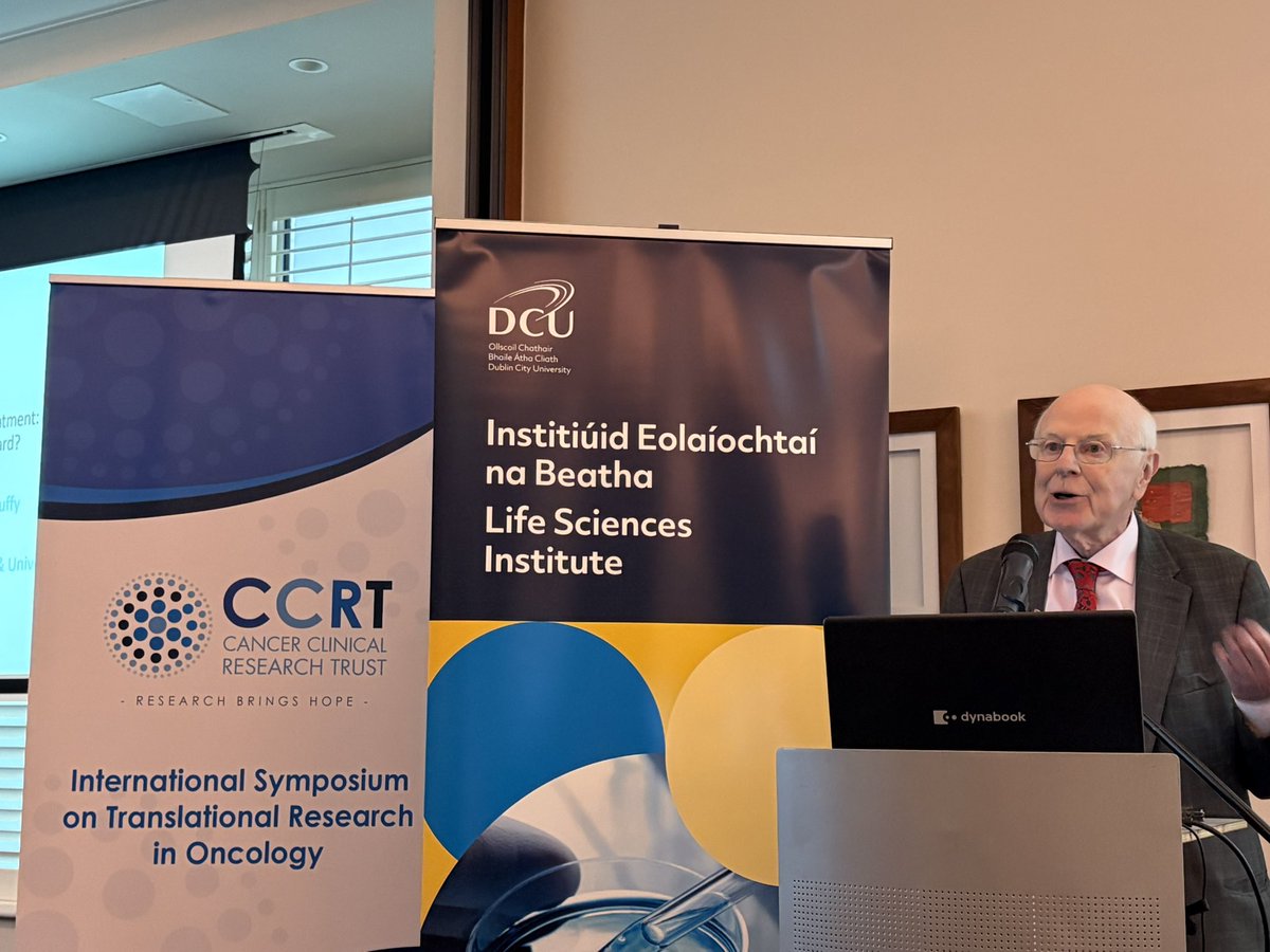 coileain's tweet photo. The last session, EMERGING THERAPIES AND STRATEGIES, is underway. Prof Joe Duffy presenting on targeting MYC with PROTACs #TransOncXIX @ProfJohnCrown @CCRTIreland @DCU_LSI https://t.co/iZYG7boo1C