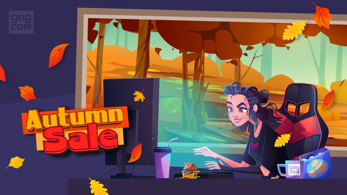 GOGcom's tweet photo. The GOG Autumn Sale is live, bringing thousands of games together with discounts across new adventures, timeless classics, and everything in between!

Whether you’re looking to explore a vast new RPG, revisit a beloved classic, or finally check a game off your backlog, there’s plenty to discover this season. 

Check it out: https://t.co/XIh2qts6bv

The GOG Autumn Sale ends on October 7th, 2026, at 7 AM UTC.