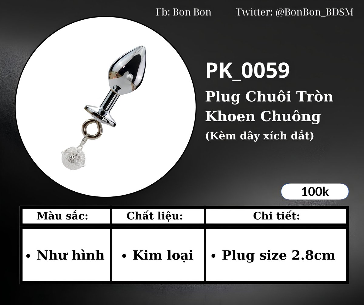 BonBon_BDSM's tweet photo. Nhắn Bon để sắm plug dắt như hình ạ 🐱
✅️ Có ship hỏa tốc HCM
-----------------------------
➡️XEM "ĐỒ CHƠI" Ở ĐÂY:
https://t.co/LD8cT84YMR
#BDSM #Sextoys #BDSMVN #BonBonShop #BossSlave
#boss #slave #chudai
#sp #spank #spanking
#spankingvn #spankvn
#bdsm #plug https://t.co/dC2Qj6hNvT