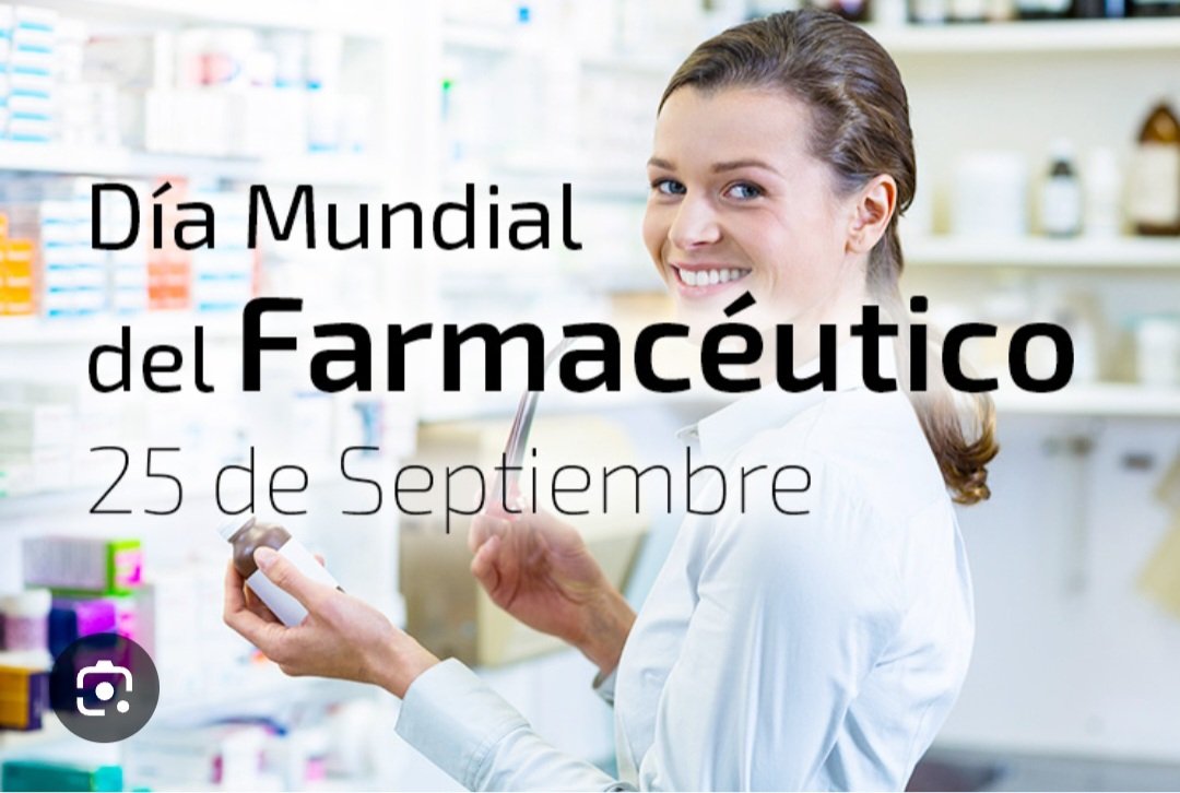 AneYanet's tweet photo. 25 de septiembre se conmemora el Día Mundial del Farmacéutico, una jornada dedicada a reconocer la contribución de los profesionales de la farmacia a la prevención de enfermedades, el acceso a los medicamentos y la atención sanitaria.
#CubaPorLaVida https://t.co/M6lZ4VuMYN