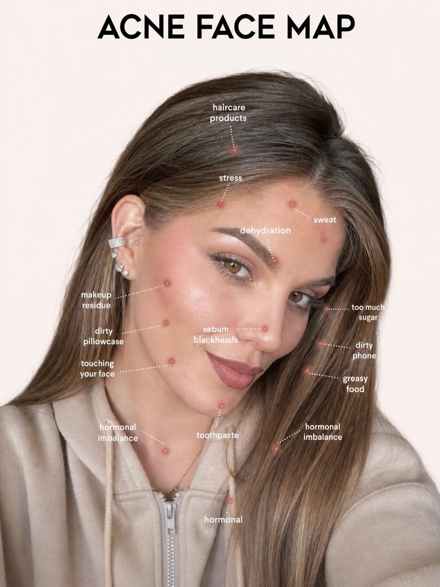 GayleneRaiche's tweet photo. L’acne non ha una sola causa e non si risolve copiando routine o prodotti virali. Può dipendere da ormoni, infiammazione, skincare inadeguata, occlusione, stress o alimentazione. Capire la tua pelle è il primo passo. https://t.co/l3tujSMJDk