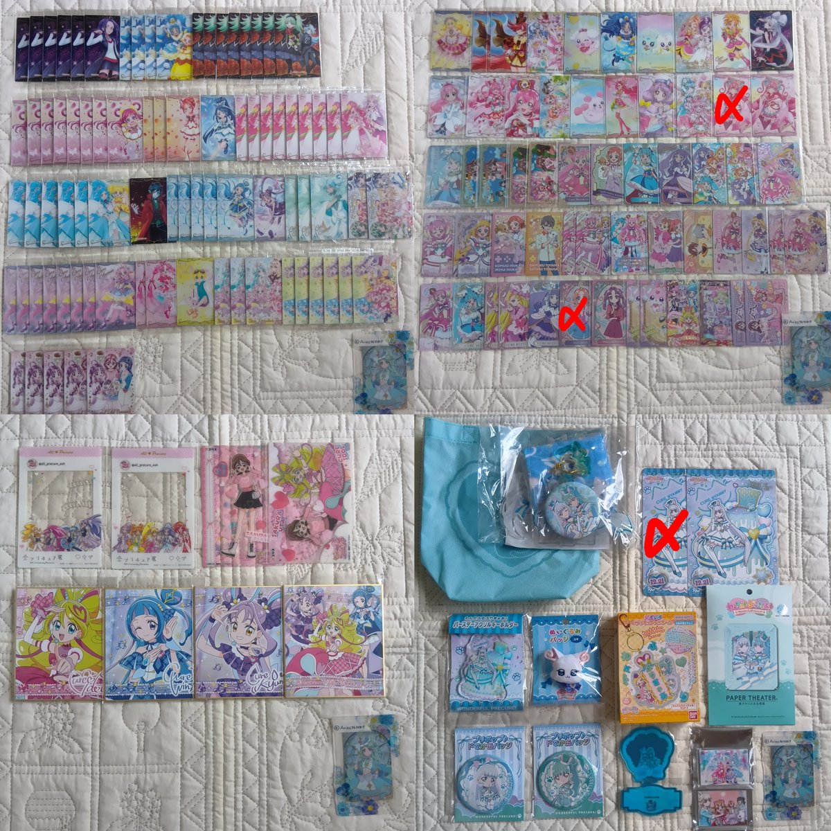 Lilac_0328's tweet photo. 【交換/譲渡】プリキュア 缶バッジ カード 特典

譲…画像1〜3
求…画像4などラメール、エクレール関連(画像にないお品物も検討いたします)＞定価·希望額＋送料

郵送交換のみ
異種、比率違い承ります◎
ALT記載ございます
お気軽にお声がけ、ご相談ください🙂‍↕️ https://t.co/6OZoCSgc3O