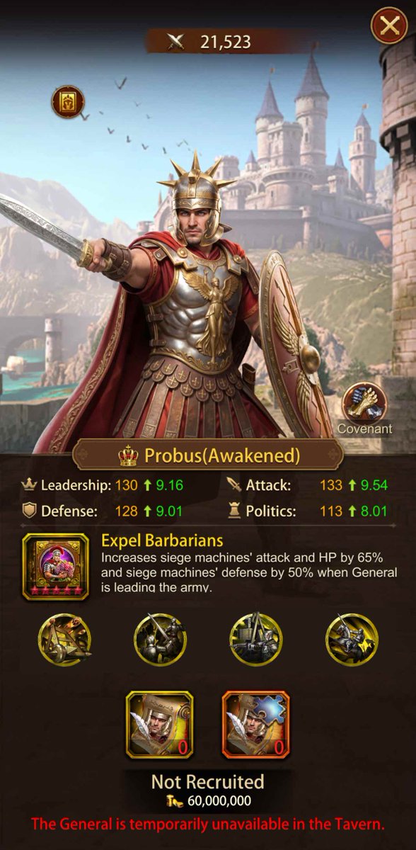 evonyguidewiki's tweet photo. [記事更新]
攻城兵器PvP メイン将軍ランキング  
https://t.co/2VThnJwU5d

プロブスを追加。

#evony #���ボニー https://t.co/xbT53cXzB9