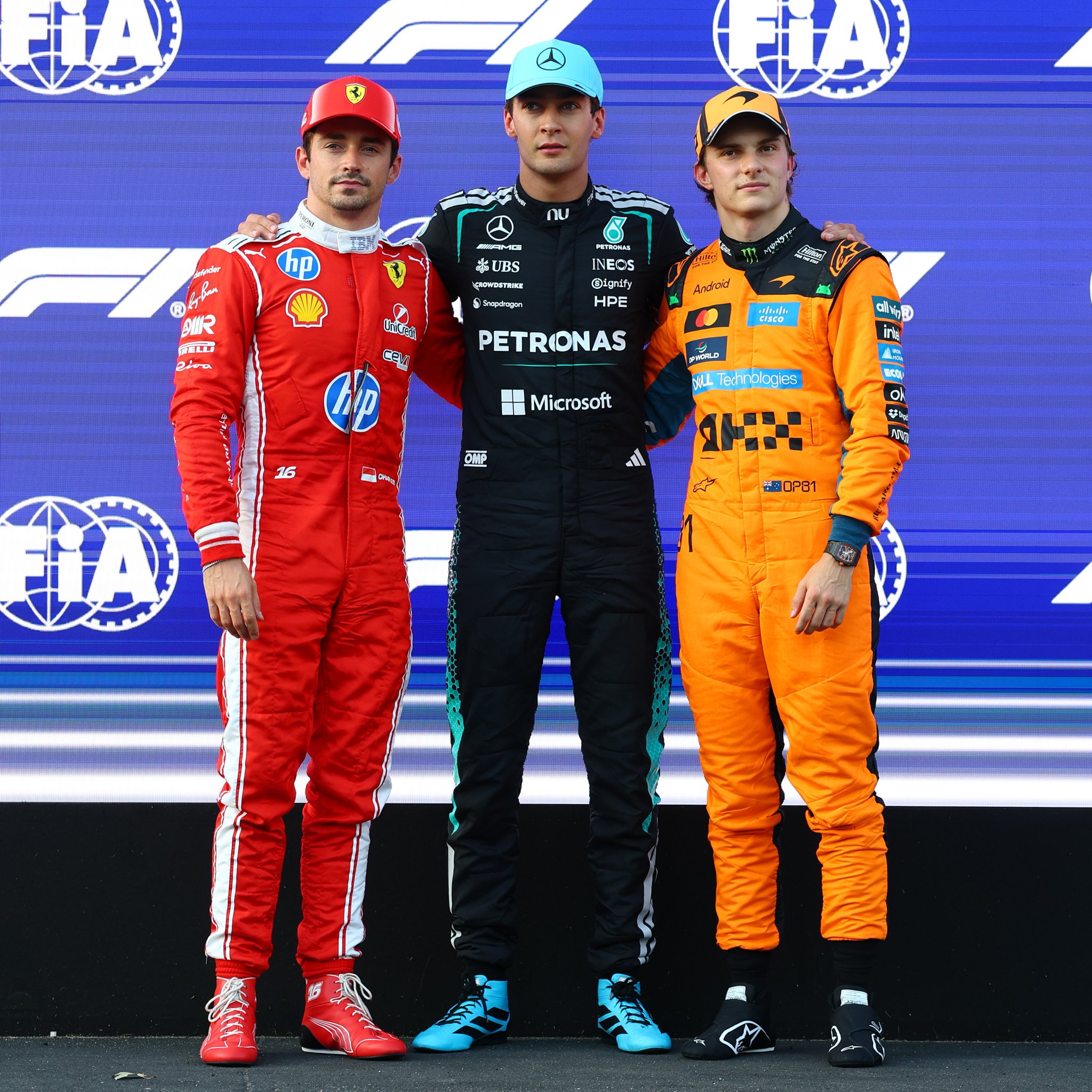 Russell grabs pole at the Azerbaijan Grand Prix