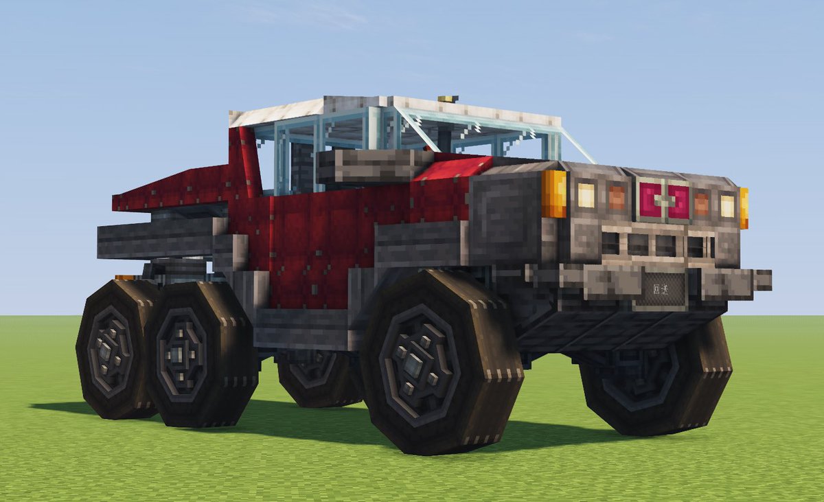 Sonakang_Furuta's tweet photo. 前作ったオフロードトラックを大幅に改良した

 #Minecraft
 #CreateAeronautics https://t.co/ENiaaMhHjM