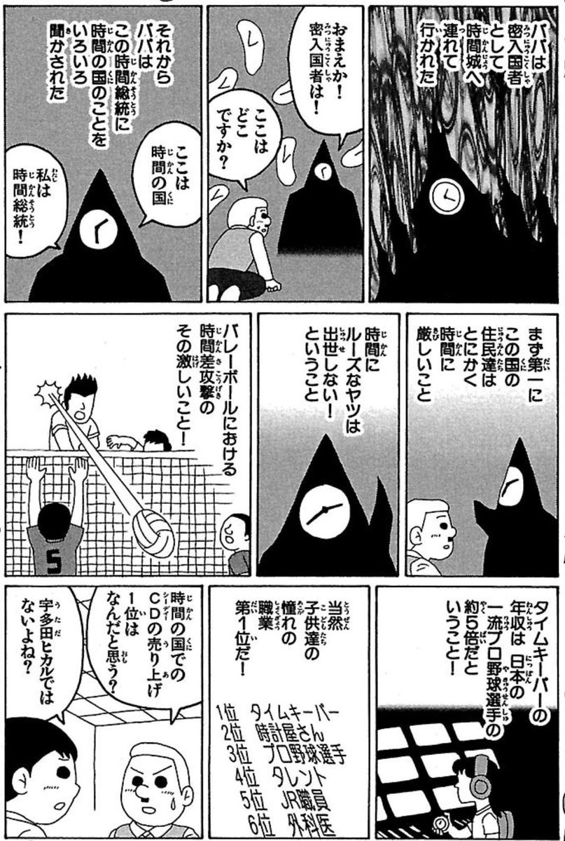 gooohinata's tweet photo. 時間の国を見てきたお父さん https://t.co/SKSmYaidOh