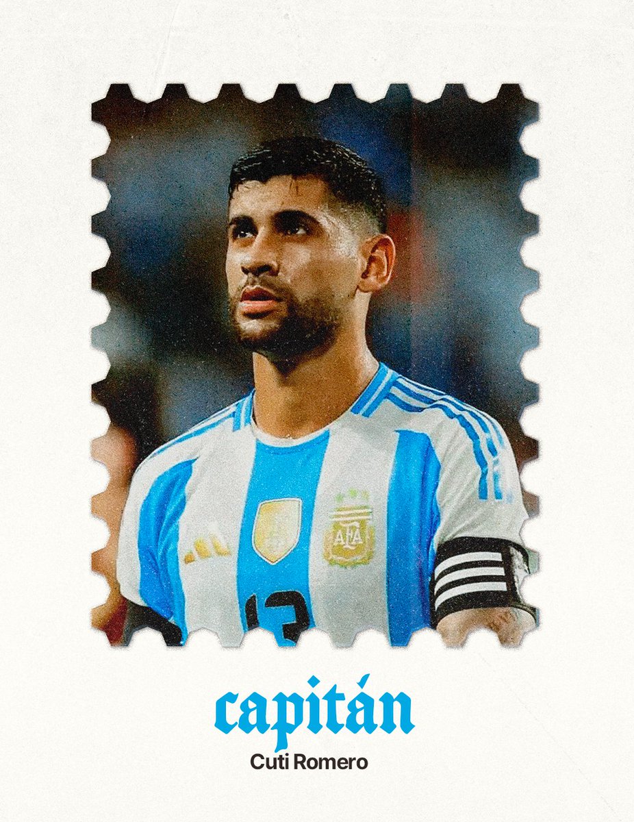 Belgrano's tweet photo. Cristian Gabriel Romero, 
abanderado de nuestros colores 🇦🇷

De Villa Esquiú a Capitán de Selección. https://t.co/7wJOWfMSkt