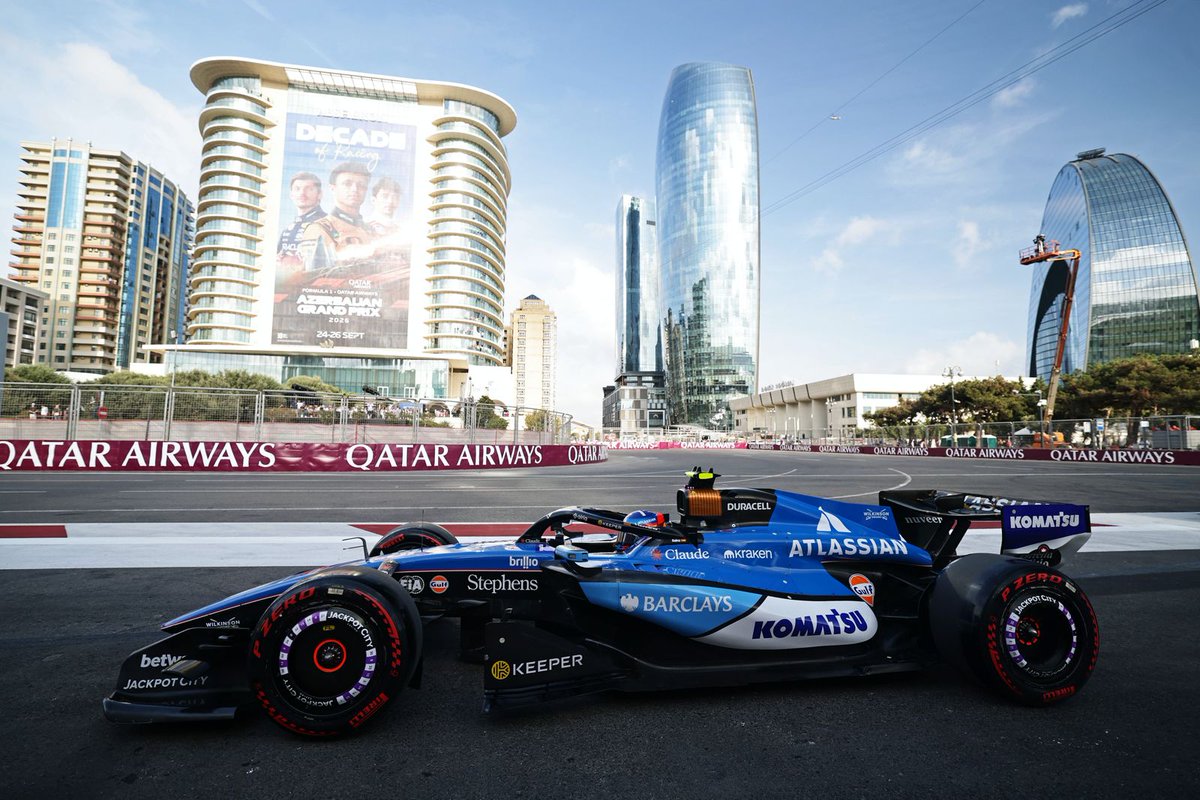 Carlossainz55's tweet photo. 🇦🇿 Great to make it into Q3! I’m very happy. Thank you to everyone at Grove for the effort done. We maximized the result and it’s a clear step forward. The weekend is not over yet, I’ll give everything to fight for the best result possible.

👉https://t.co/rvicVJn149 https://t.co/qxqWEJLfkk