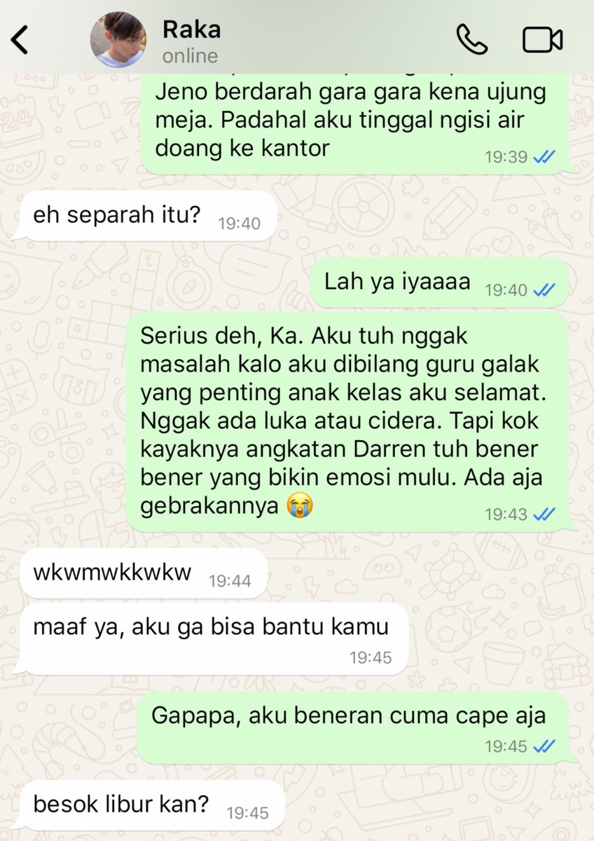 urc0desaturn's tweet photo. #rulnit two tweet au

Ketika Windra dapet surat dari muridnya

(1) https://t.co/l2SH84EeKw