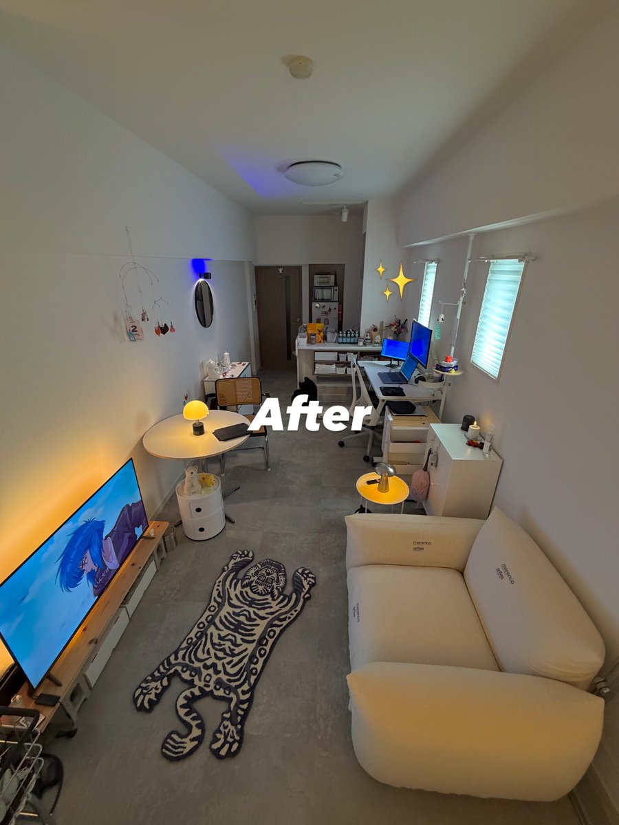 chachasmemo's tweet photo. 空っぽの1R13畳部屋がこうなった https://t.co/wExRus2dZz