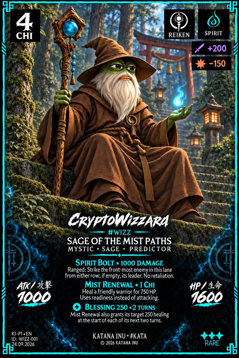 katanainu's tweet photo. $KATA FAM!

We’re going far beyond standard gaming! 
Creating a 2D & 3D Arena Fighting Card Game featuring our amazing characters. @CryptoWizardd & @dogecoin $Doge

The game is already in its final stages, and we’ll soon present the progress and bring it live💪

More coming soon🚀