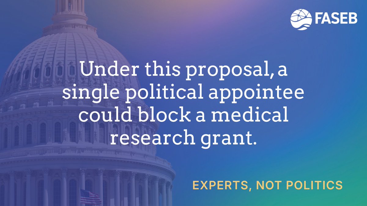 FASEBorg's tweet photo. 🔬 Progress in science and medicine depends on rigorous, expert merit review.

Make your voice heard! Use FASEB’s advocacy tool to create a personalized letter and send it directly to your members of Congress.

➡️ Take action: https://t.co/t3ahM3lAtu https://t.co/uhgCLYo2FO