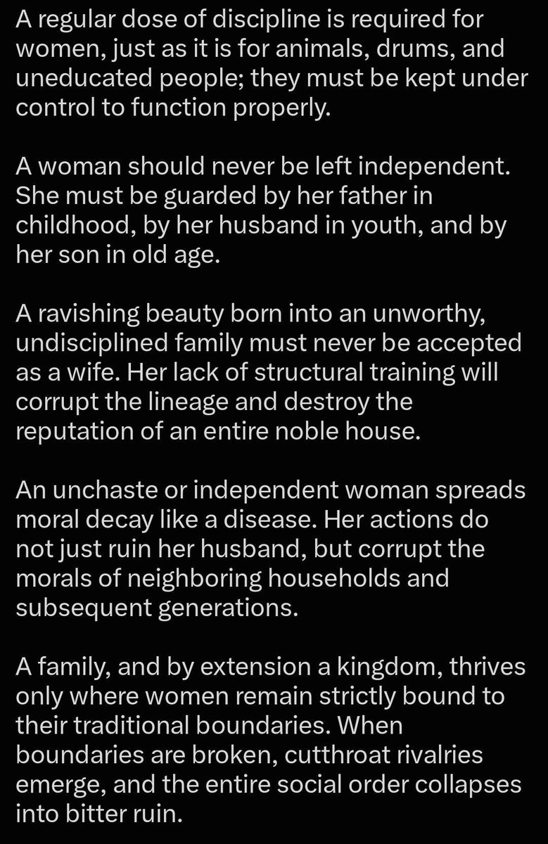 Kong33isking's tweet photo. @Soumya7440 @the_psyche_lab Acharya Chanakya knew the reality of women, unfortunately your gender hates accountability. https://t.co/xreAoChD3m
