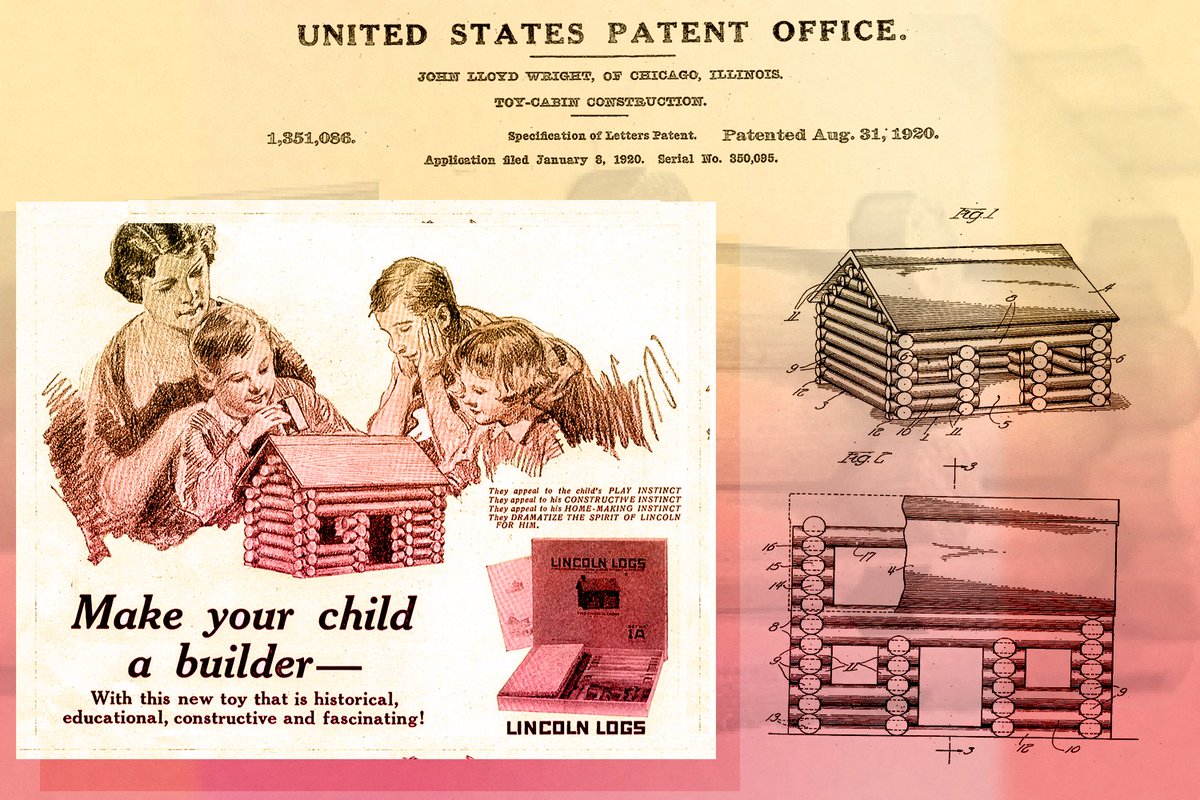 uspto's tweet photo. Lincoln Logs were more than a toy; they were a patented invention that inspired generations of young builders.

You can explore more innovation resources from America’s Innovation Agency at USPTO Kids: https://t.co/jIvp5tTBj3.

#AmericasInnovationAgency https://t.co/DuNfCwgYBG