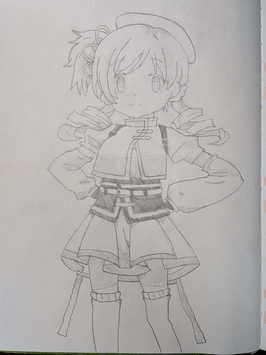 SprRight's tweet photo. 廻天マミさん模写
全身描き切るって難しい https://t.co/wXcNQqGQRR