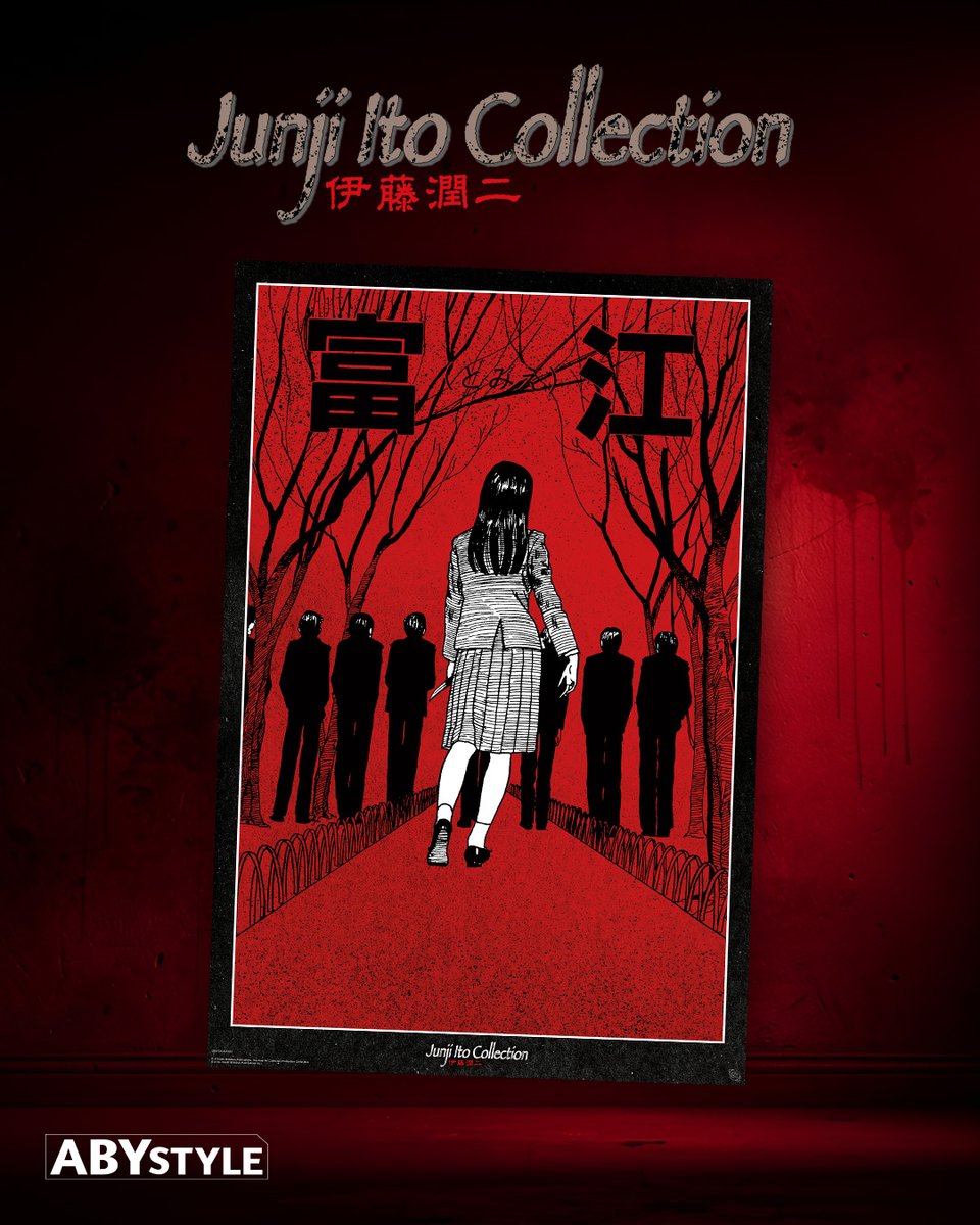 _ABYstyle's tweet photo. Beauty turns unsettling. 🖤🌀

Let Tomie take over your walls with this 91.5 x 61 cm Junji Ito poster, made for fans of haunting manga art.

#ABYstyle #TheFanExperience #JunjiIto #Tomie

➡️ AVAILABLE IN OUR ABYSTYLE FULL STUFF SHOPS AND https://t.co/bBKDysnxFK https://t.co/djDB0eshl8