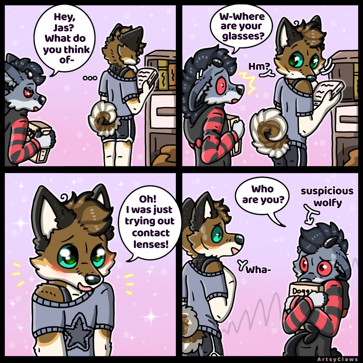 ArtsyClaws's tweet photo. Imposter! 👀🐺 https://t.co/b7gTwJb5Pe