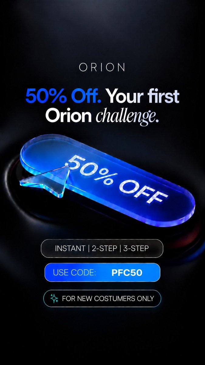 PropFirmCulture's tweet photo. 🎁 5X10K @Orionfundedcom Giveaway

How to enter:👇

• Follow Us @SantanuKDX @OrionAffiliates &amp;
@Orionfundedcom

• Like &amp; repost
• Comment Why You Deserve 
• Join Discord : https://t.co/i8d2VFL4BV

• Follow:
https://t.co/koJkrL1qa5…
 
Submit proofs in Discord🔥
Winner Soon https://t.co/75Q0SnmLHj