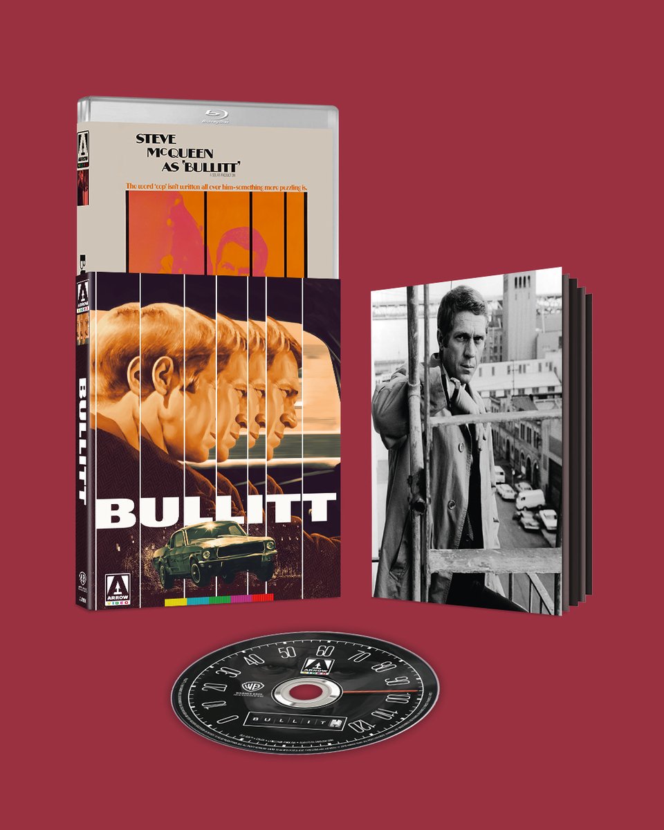 ArrowFilmsVideo's tweet photo. NEW UK, US and CA TITLE: Bulitt Limited Edition Blu-ray

Pre-order in the UK Via Arrow: https://t.co/WNfRHgt0Zb
Pre-order in the UK via hmv: https://t.co/6VNqIJY0kb
Pre-order in the US via Arrow: https://t.co/x4nGV1QH2n https://t.co/mHmGV87xvF