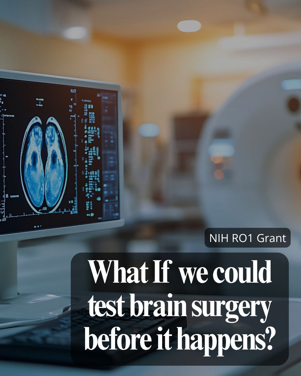 FixelInstitute's tweet photo. What if we could test brain surgery before it happens?

Backed by a $2.32M NIH R01 grant, UF researchers are combining AI and brain mapping to develop a virtual surgery tool that could help predict language outcomes for patients with epilepsy.

🔗 https://t.co/BLcVcFO4zy https://t.co/lYI9ABsp2R