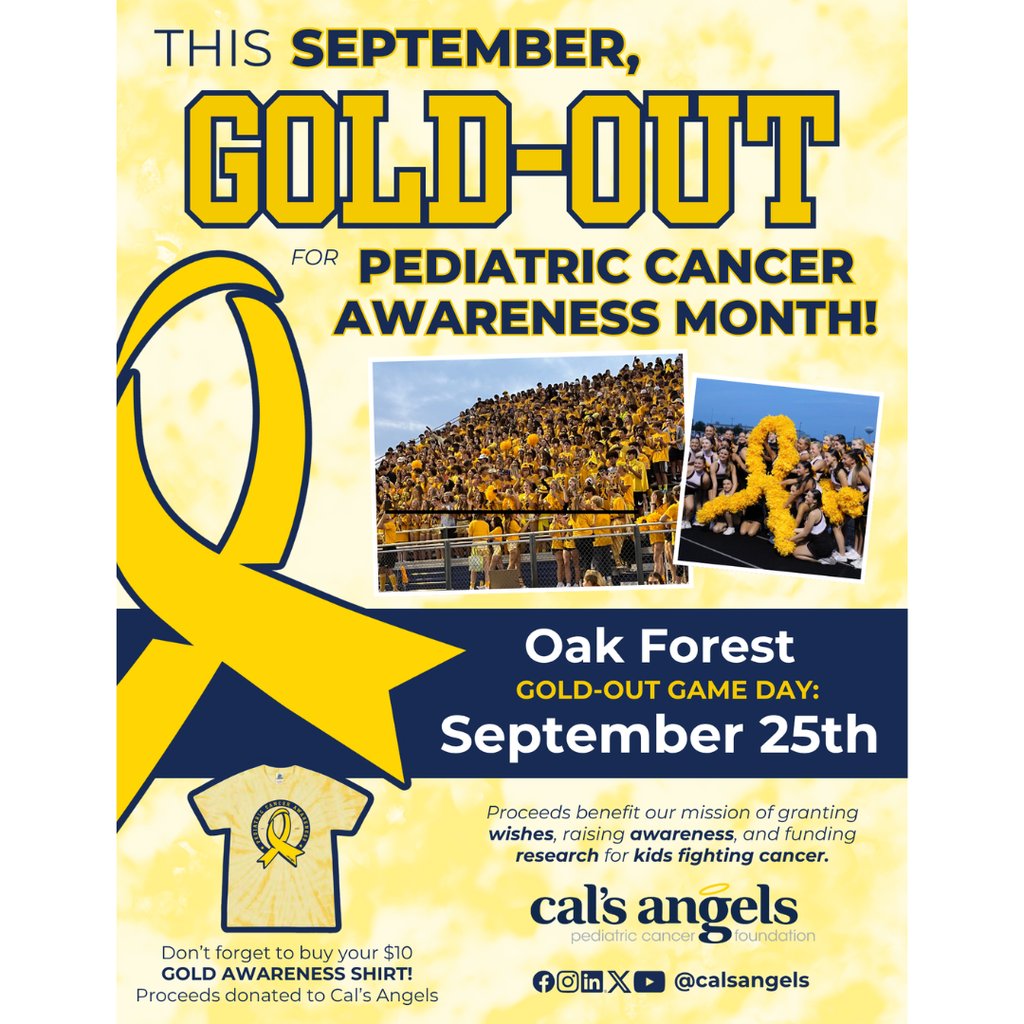 ExperienceOFHS's tweet photo. Happy Friday Bengals &amp; Bengals Fans!
It's Game Time tonight - F/S @ 4:30pm - Varsity @ 7pm
Tix on GoFan
Wear Yellow/Gold for Cal's Angels Night
Let's Go Bengals!!🏈🏈🏈 https://t.co/F99MmB0AgP