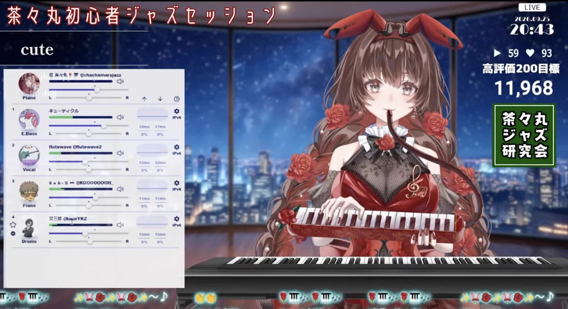 紅 茶々丸🌹🎹 (@chachamarujazz) / X