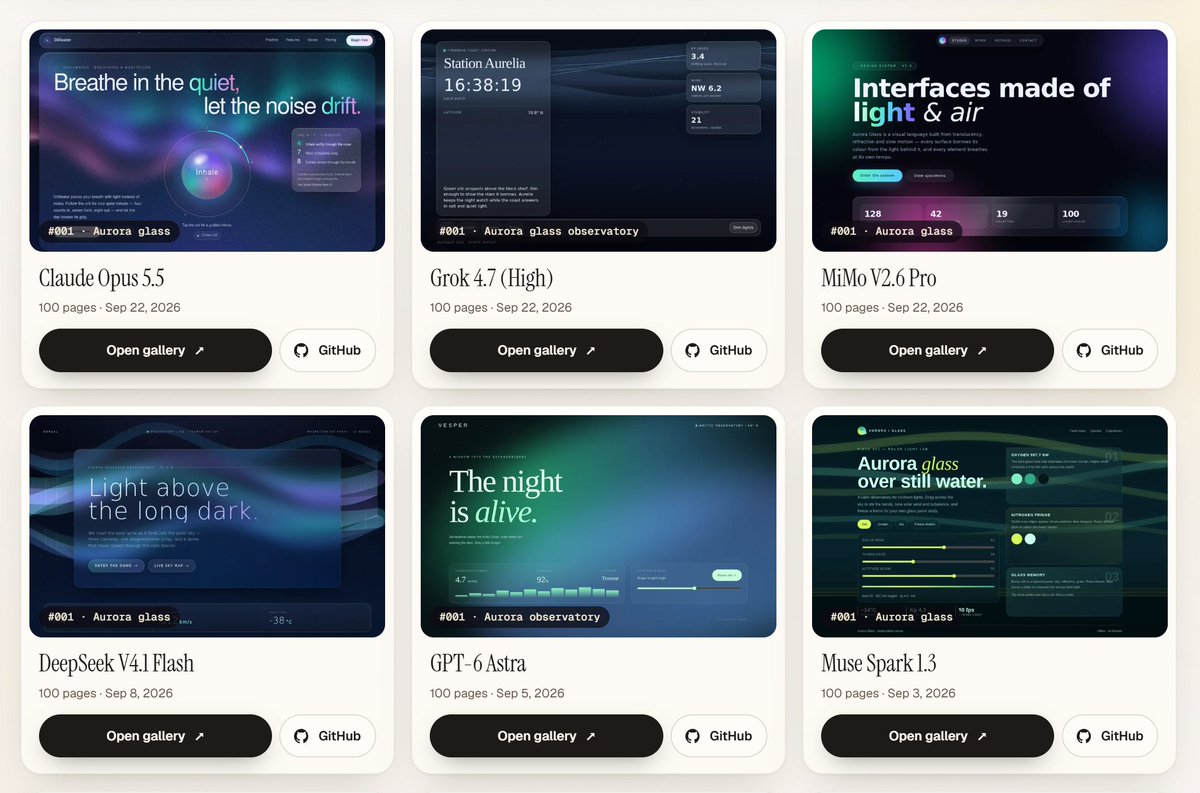 MiaAI_lab's tweet photo. Many asked for this. You can now browse all 100 of my HTML experiments in one place.

This page will continue to be updated as I add more experiments in the future.

https://t.co/mJPbuV0SUa https://t.co/o5T3rLjvB9