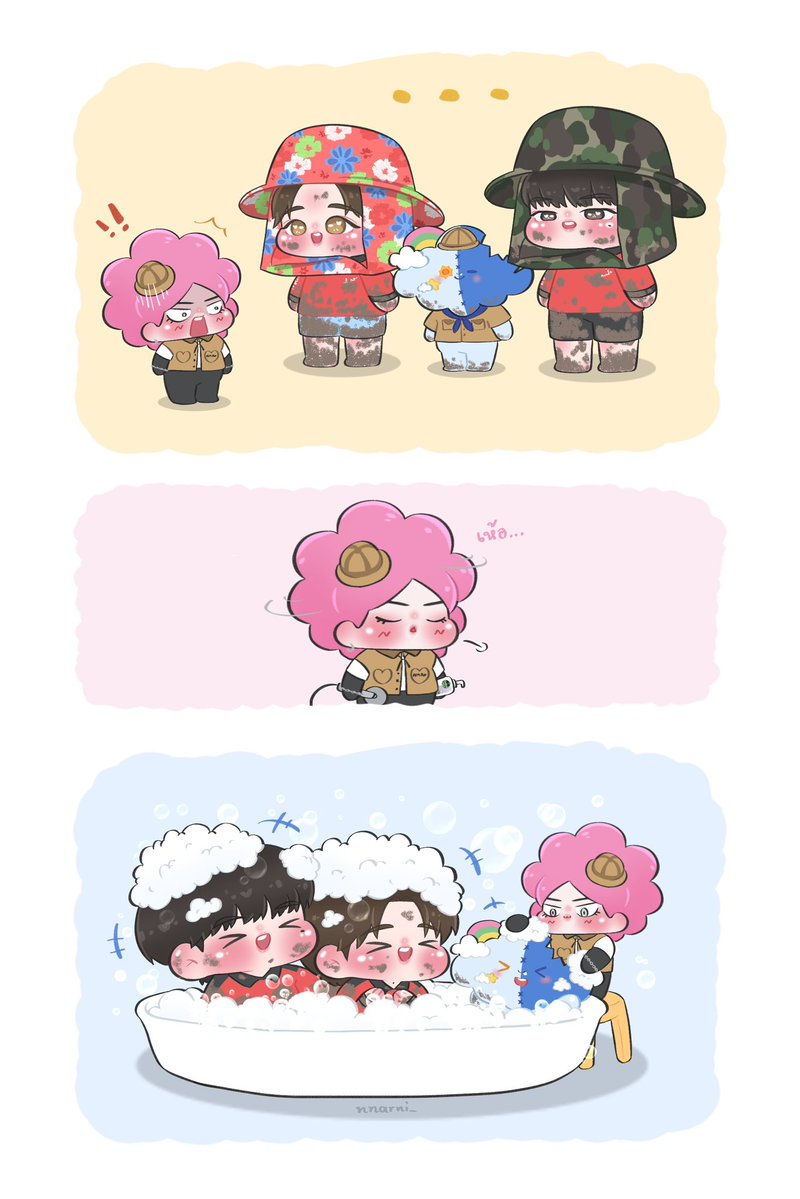 nnarni_'s tweet photo. 🌸: เห้ออออ มอมกันทั้งหมด ลำบากนีน่านีน่าแล้ว

🩵: เทอก็มอมจ้ะ แค่สีดำ

#Artworkskynani #SmyleNeonaTwins https://t.co/WnS09k35F0