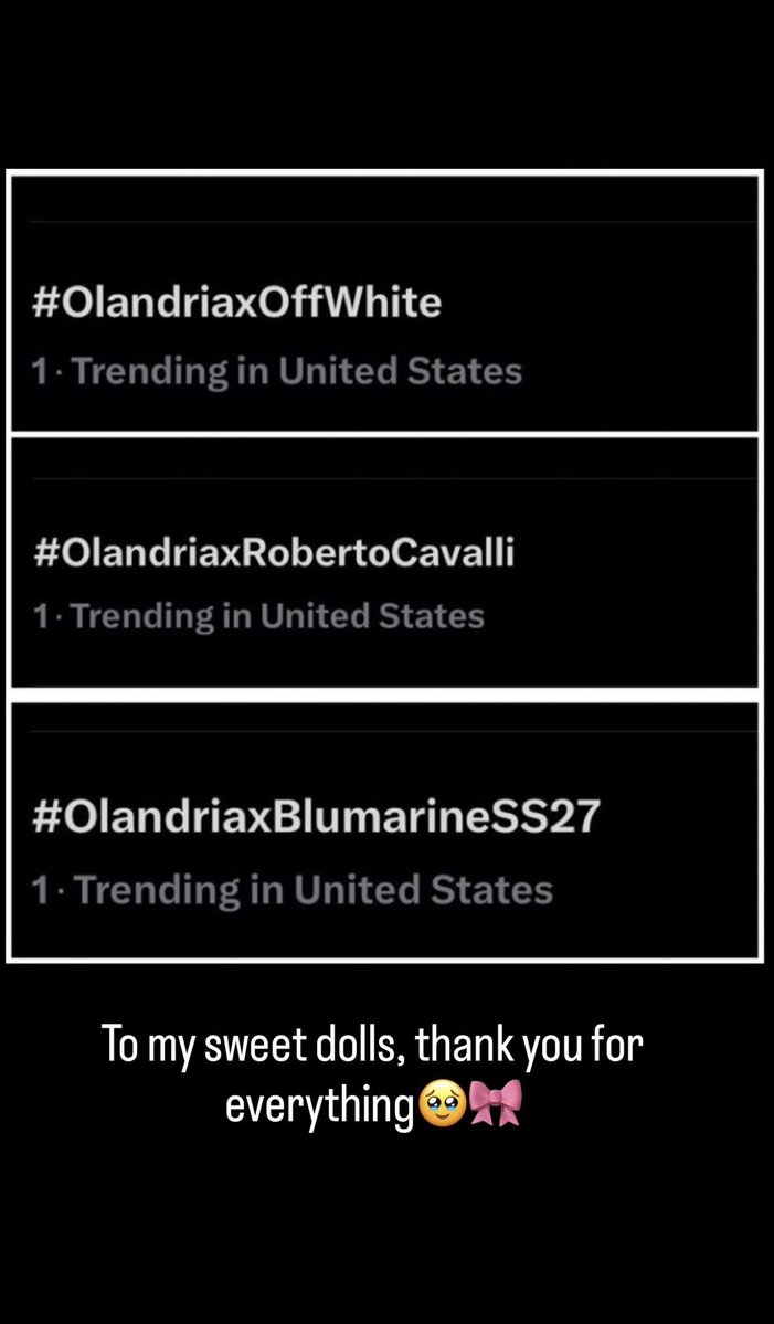 nicolandriainfo's tweet photo. 📲 Olandria thanks supporters via IG Story! https://t.co/f54zjsGtwp