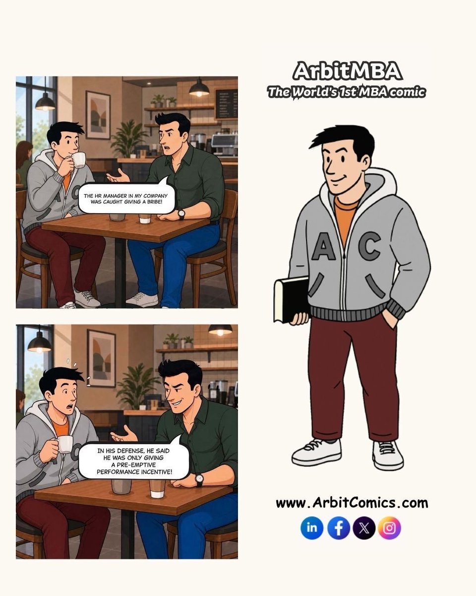 ArbitMBA's tweet photo. There’s always more to the story!
#MBAMemes #MBALife #ArbitMBA #CorporateHumor #OfficeGossip https://t.co/Pn2hMPRLds
