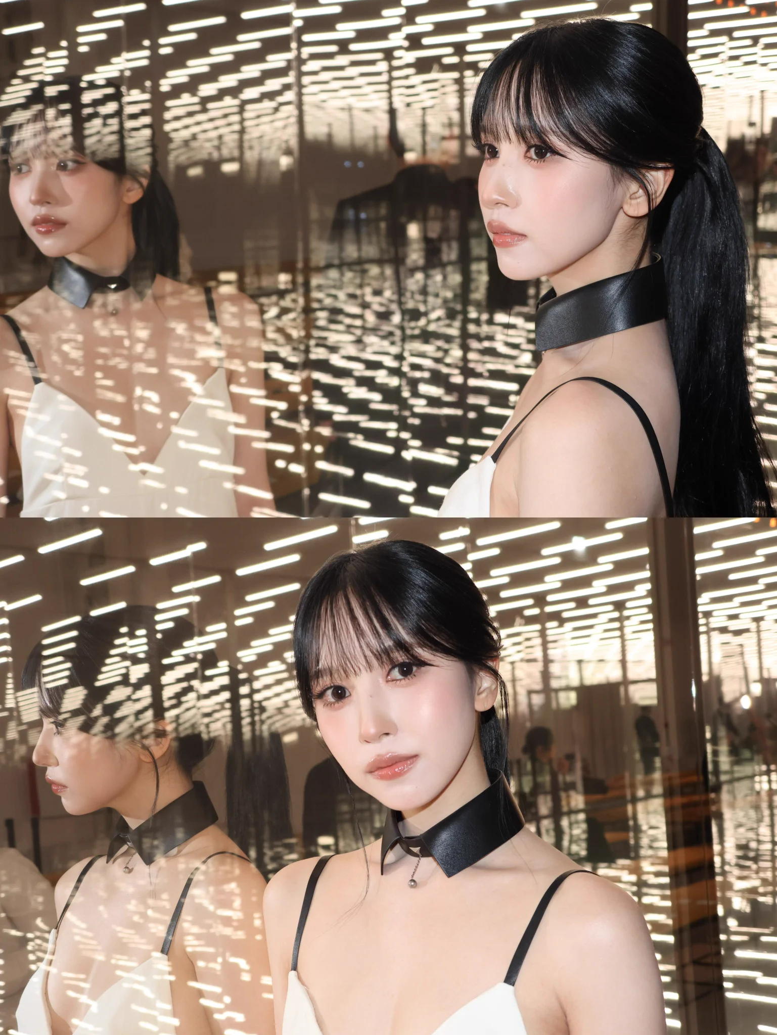 ミナ ぴー na platformě X: „エッジが効いてクールなルックのミナちゃんだ