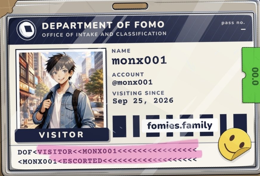 monx001's tweet photo. @FomiesNFT Done https://t.co/VgFls4xXQo