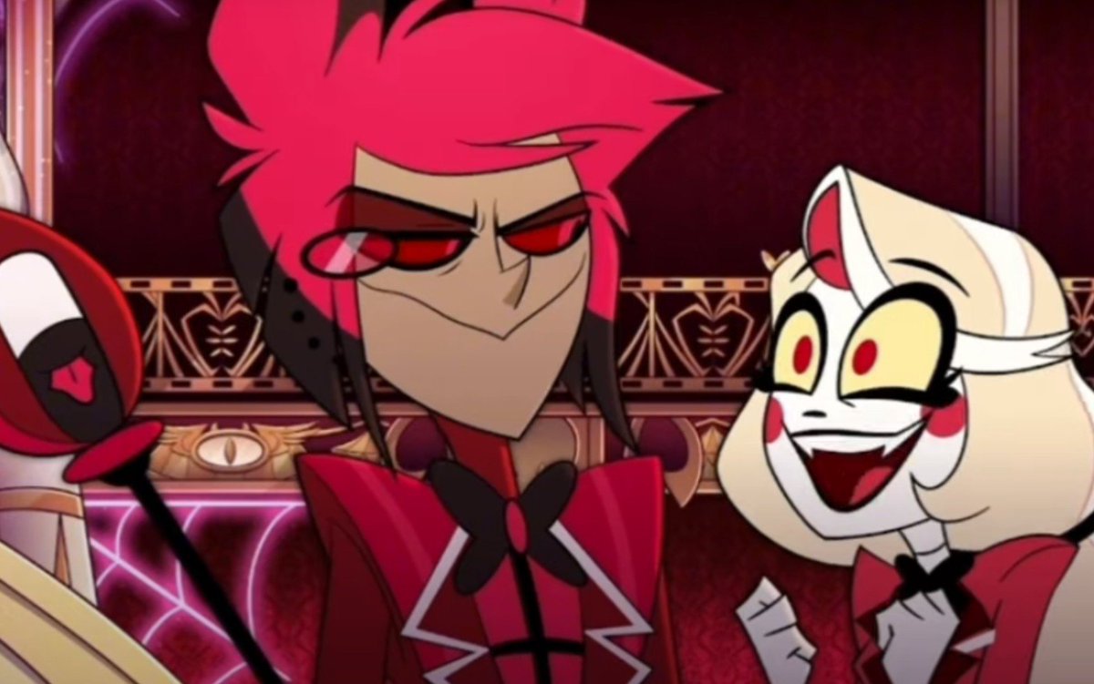 Weeblez_Wobblez's tweet photo. Alastor really went from classic happy showman facade to being tired of everyone's shit within a month https://t.co/DCVIlKfwuo