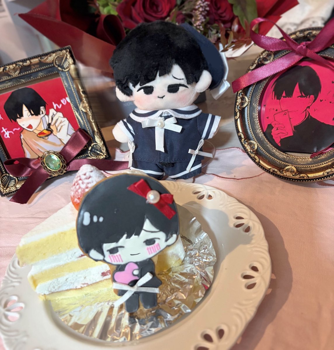 _kimiga_171's tweet photo. #山田ハジメ誕生祭2026
#ぎなさんみてみて
ハジメ君誕生日おめでとう…！今年はアイシングクッキーにチャレンジしたよ🍪誕生日テーマの漫画も描いたんだけどちょっとおめでたい日にあげるには若干不穏な気がしたので別の日にあげます…( ^.  ̫ .^ ;) https://t.co/cbFkiVOlYH