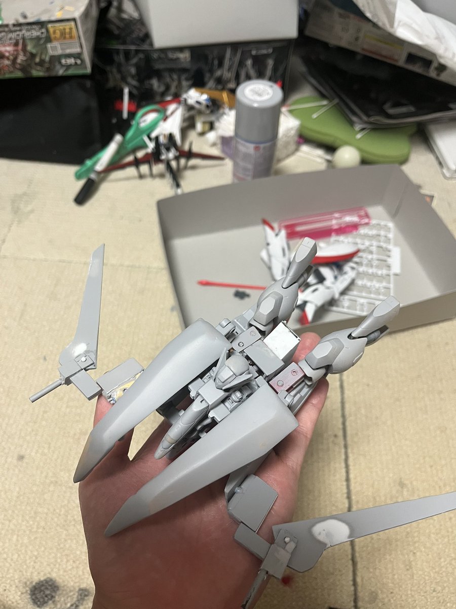 ALUTO06851072's tweet photo. もうすぐで完成しそうです。
#ガンプラ　#ガンプラ改造 https://t.co/30UgORN3Og