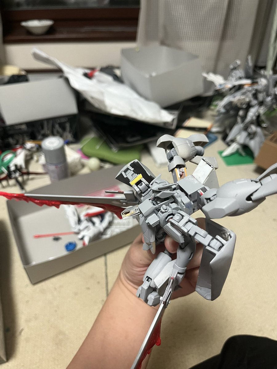 ALUTO06851072's tweet photo. もうすぐで完成しそうです。
#ガンプラ　#ガンプラ改造 https://t.co/30UgORN3Og