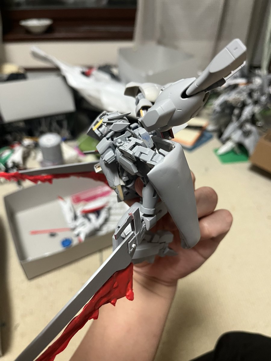 ALUTO06851072's tweet photo. もうすぐで完成しそうです。
#ガンプラ　#ガンプラ改造 https://t.co/30UgORN3Og