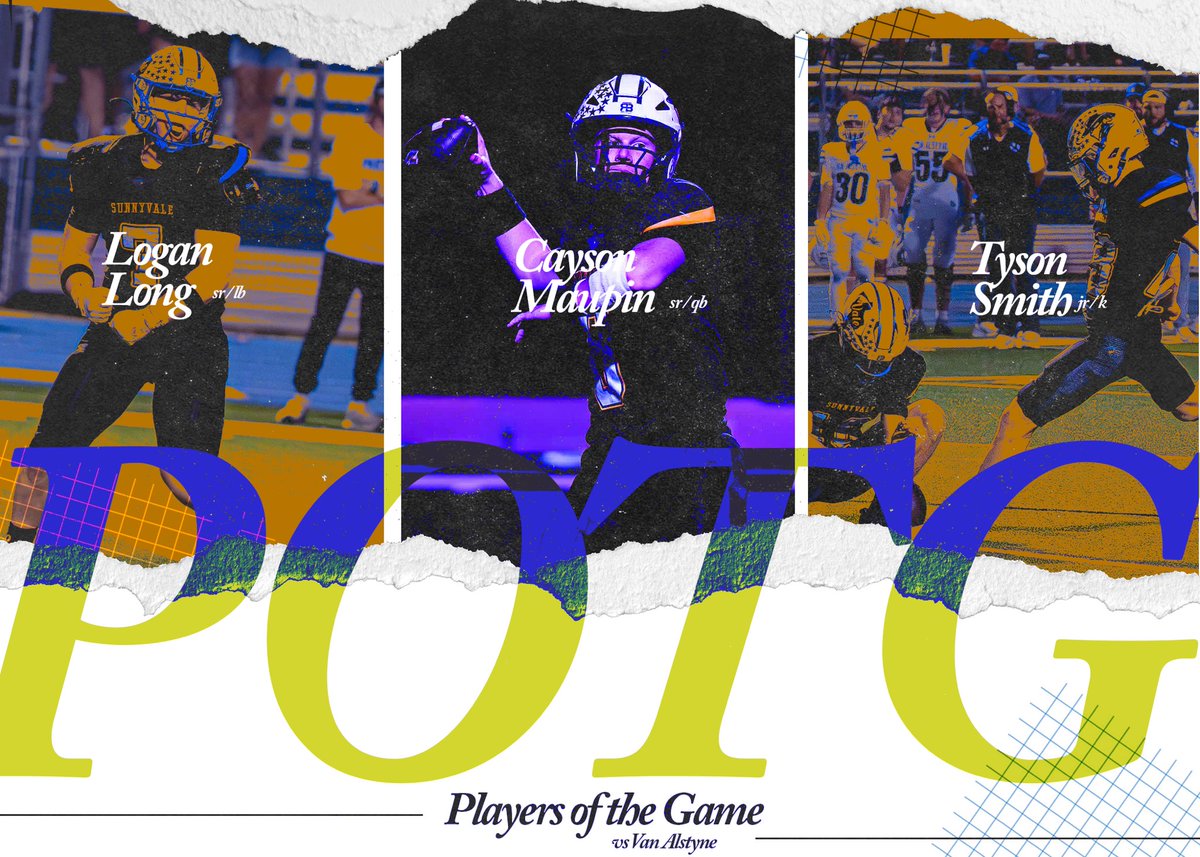 FootballSvale's tweet photo. Players of the Game vs. Van Alstyne
These Raiders stepped up, made an impact, and helped set the tone from start to finish.
#Sunnyvale #PlayersOfTheGame #Raiderbuilt https://t.co/QQvqgpqGvF